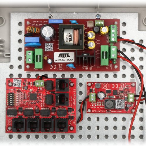 Switch poe z zasilaczem buforowym IPUPS-5-11-XL2 5...