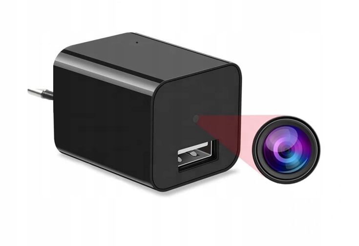 Mini KAMERA ŁADOWARKA USB UKRYTA SZPIEGOWSKA KAMERA UKRYTA W ŁADOWARCE