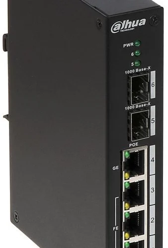 Switch przemysłowy POE PFS3206-4P-96 4-portowy + ...