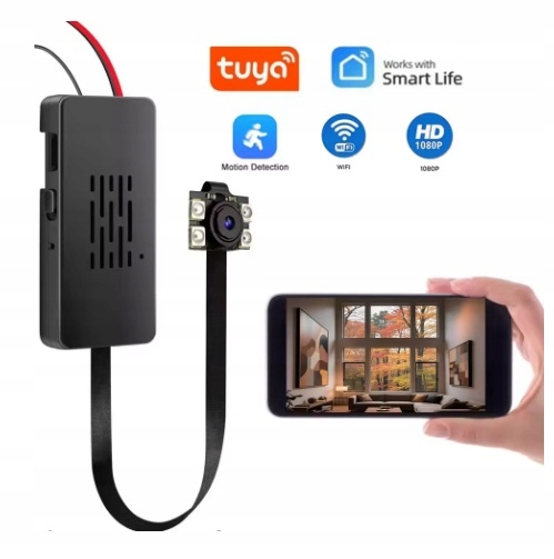 Ukryta MINI kamera szpiegowska WiFi TUYA SMART LIV...