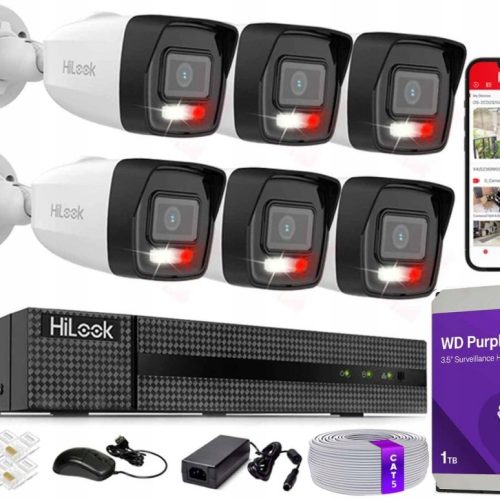 Zestaw do monitoringu 6x IPC-B160HA-LU 6MPx Smart ...