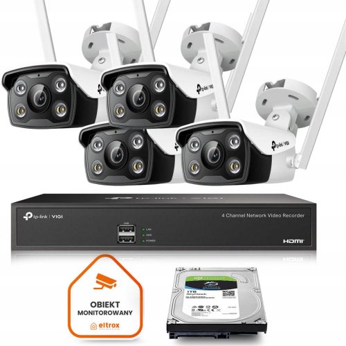 Zestaw monitoringu dom firma WIFI 4x VIGI C340-W (...