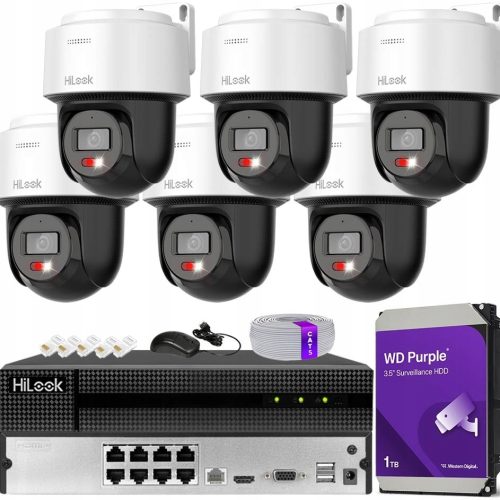 Zestaw do Monitoringu Kamera IP 6x PTZ-N2C200M-DE ...