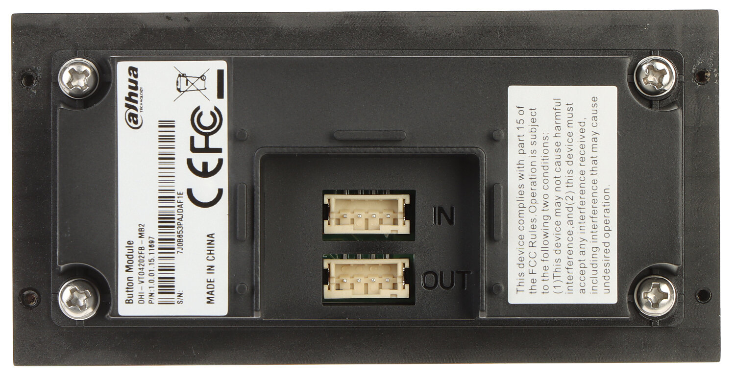 Moduł klawiatury VTO4202FB-MB2 do modułu VTO4202FB-P Dahua - obrazek 4