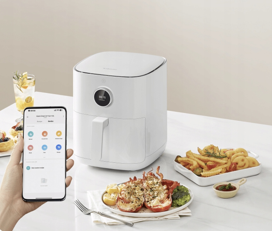 FRYTKOWNICA BEZTŁUSZCZOWA AIR FRYER XIAOMI Mi Smart 4.5L 40-200°C 1500W - obrazek 4