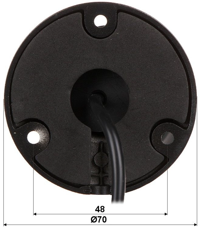 Kamera Analog HD 2Mpx DH-HAC-HFW1200T-0280B-BLACK Dahua - obrazek 4