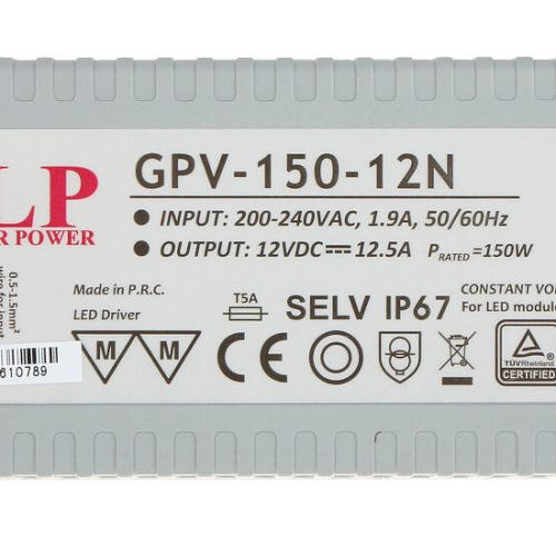 Zasilacz impulsowy12V/12.5A/GPV