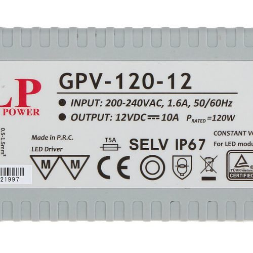 Zasilacz impulsowy 12V/10A/GPV