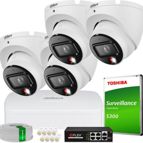 Zestaw monitoringu dom kamera IP 4x IPC-HDW1639T-A...