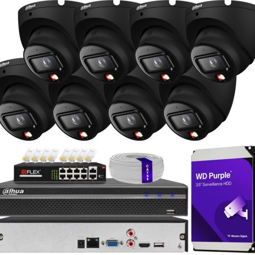 Zestaw monitoringu dom kamera IP 8x IPC-HDW1639T-A...
