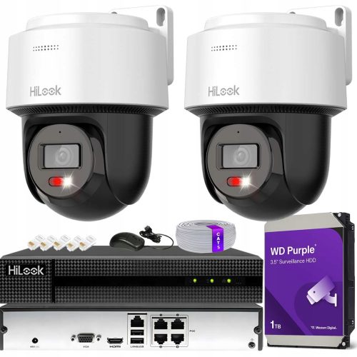 Zestaw do Monitoringu Kamera IP 2x  PTZ-N2C200M-DE...