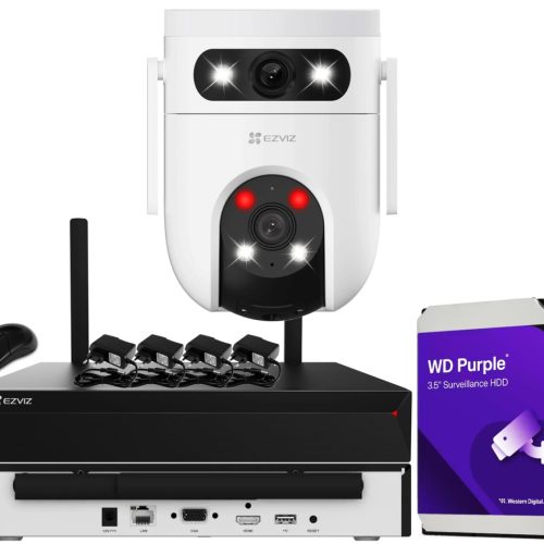 Zestaw monitoringu WiFi dom kamera IP 1x H9c 3K 5M...