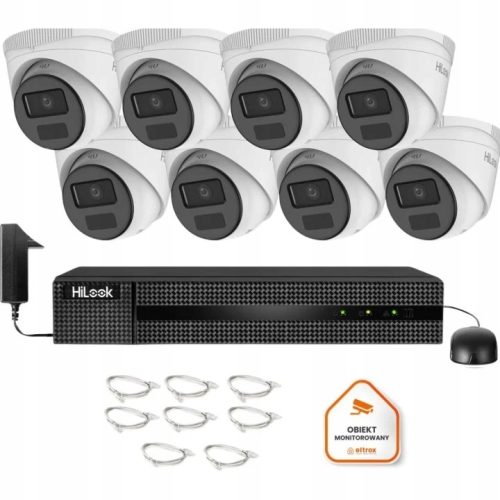 Zestaw do monitoringu dom firma kamera IP 8x IPCAM...