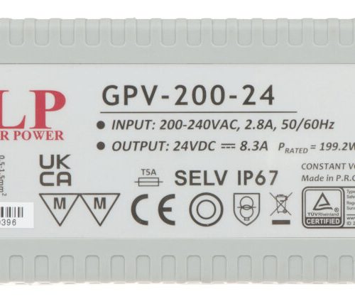 Zasilacz impulsowy 24V/8.3A/GPV
