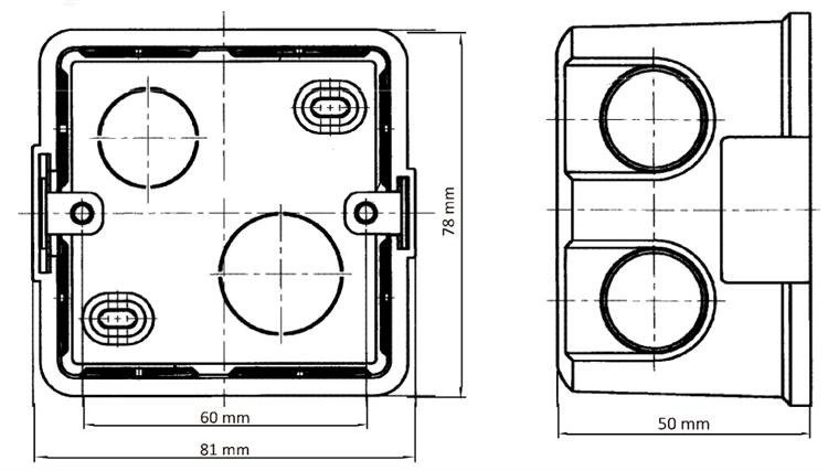 Obudowa podtynkowa DS-KAB86 Hikvision - obrazek 4