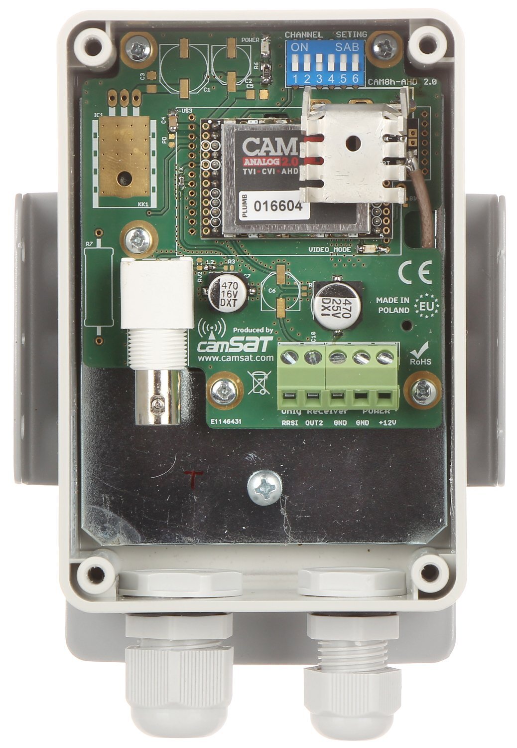 Zestaw do transmisji bezprzewodowej 5.8 GHz CAM-ANALOG-2.0 komplet - obrazek 2