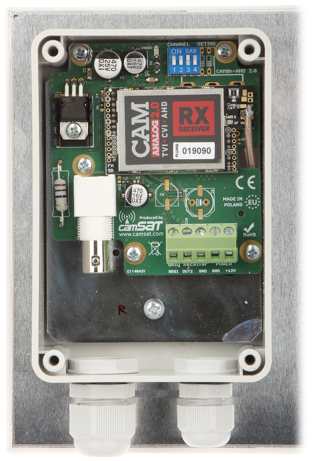 Zestaw do transmisji bezprzewodowej 5.8 GHz CAM-ANALOG-2.0 komplet - obrazek 3
