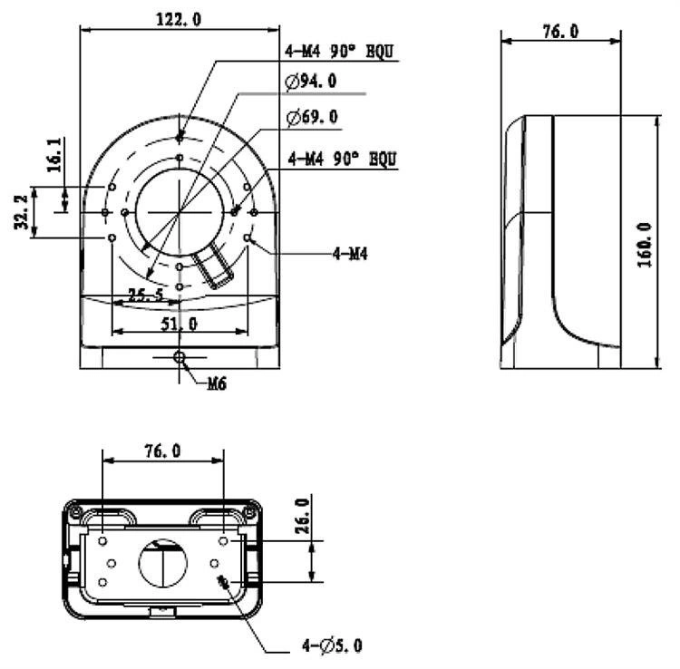 Uchwyt do kamer DH-PFB204W Dahua - obrazek 4