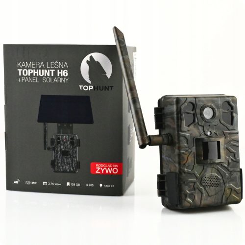 Kamera Leśna Fotopułapka TOPHUNT H6 Dark Green +...