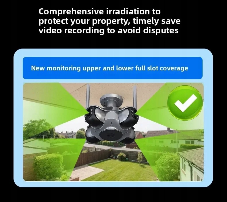 KAMERA WIFI OBROTOWA SUFITOWA 20MPX 10K AUTOMATYCZNE ŚLEDZENIE APP FFVideo - obrazek 4