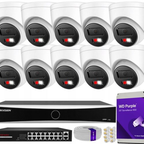 Zestaw monitoringu dom kamera IP 10x IPC-T280HA-LU...