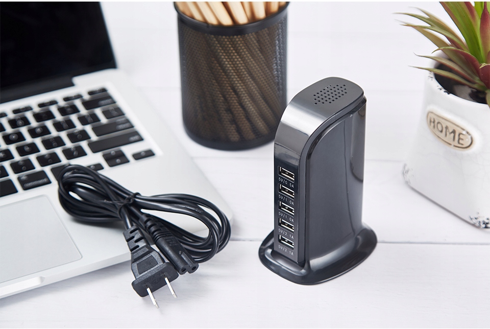 UKRYTA KAMERA WiFi W ŁADOWARCE 5xUSB ŁADOWARKA SZPIEGOWSKA PODGLĄD NA ŻYWO - obrazek 3