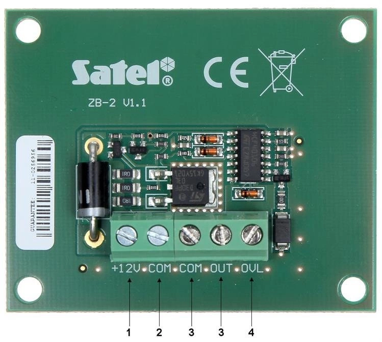 Moduł zabezpieczający ZB-2 Satel - obrazek 2