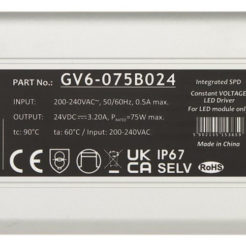 Zasilacz impulsowy GV6-24V/3.2A