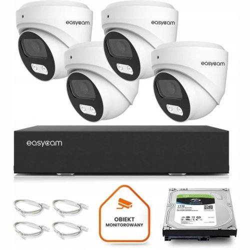 Zestaw do monitoringu IP dom kamera 4x EC-IP-D5MP3...