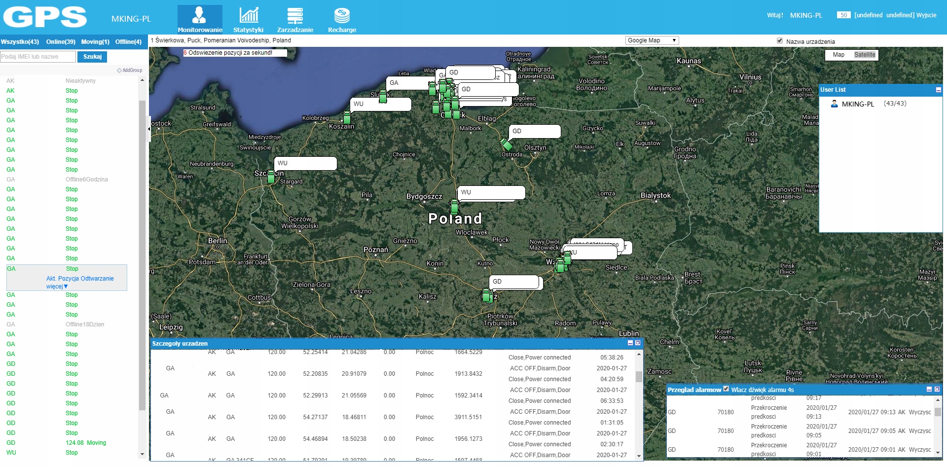 Lokalizator GPS Mking GPS MK08 - obrazek 8