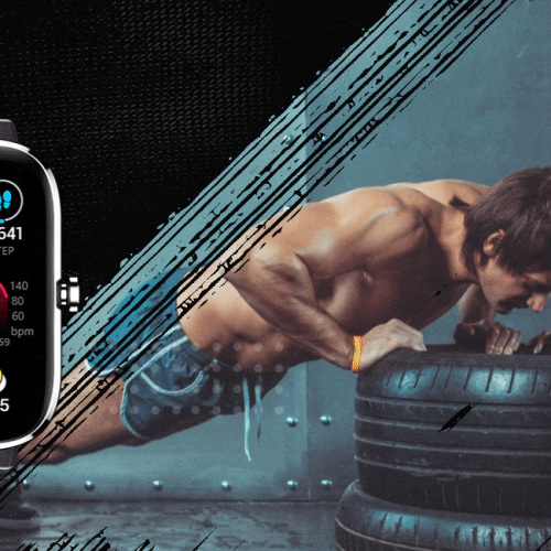 Smartwatch Giewont GW230-4 Tarcza Srebrna Granatow...