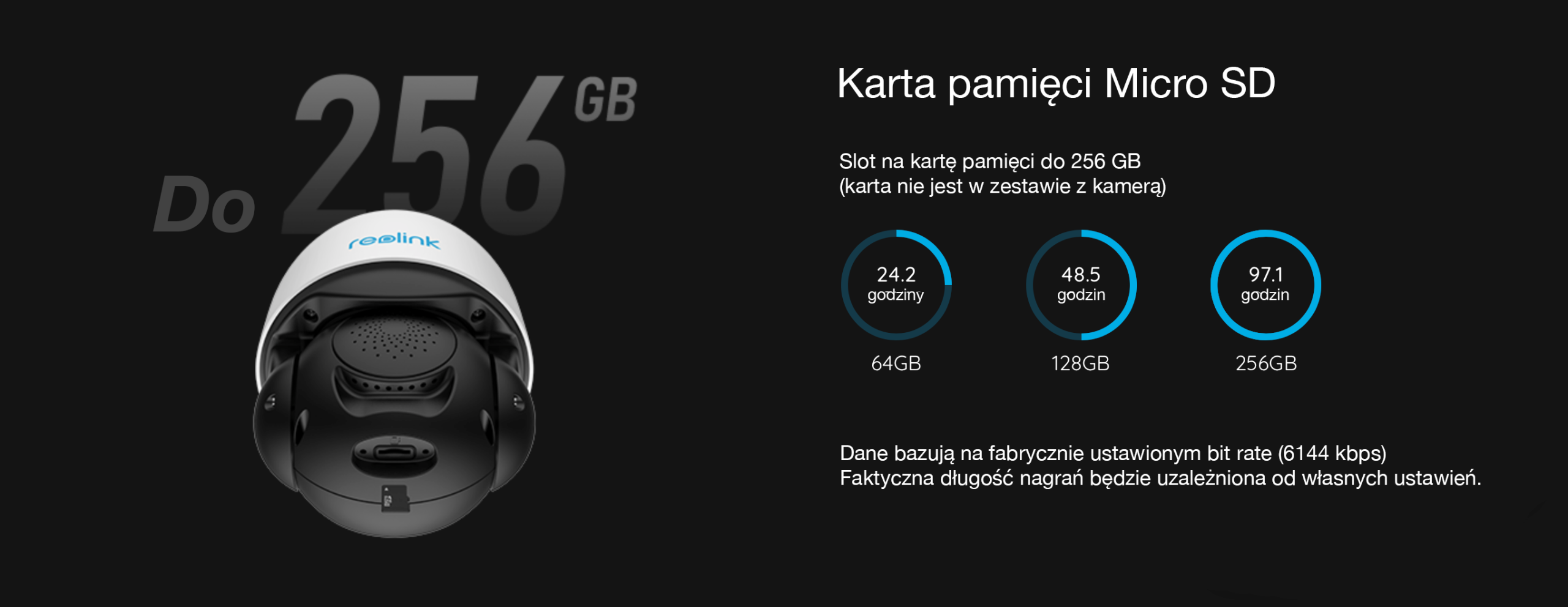 Kamera zewnętrzna Reolink RLC 823A | obrotowa | POE | Czujnik ruchu z wykrywaniem postaci i pojazdów - obrazek 10