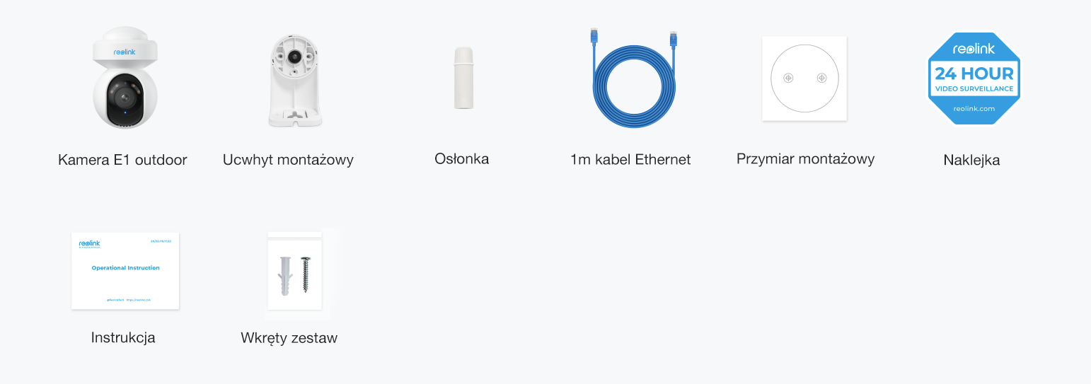 Kamera WIFI zewnętrzna Reolink E1 Outdoor 4K 8mpx | obrotowa | PoE | 3 x zoom | śledzenie obiektów - obrazek 16