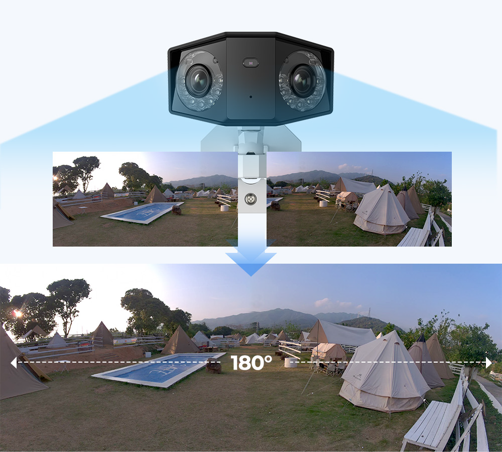 Kamera Reolink DUO 2 POE 4K 8Mpx | Detekcja osób pojazdów zwierząt | POE - obrazek 4