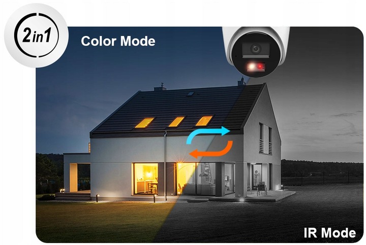 Zestaw monitoringu dom kamera IP 1x IPCAM-T2-30DL NVR-4CH-H/4P 2MP dzieńNOC - obrazek 8