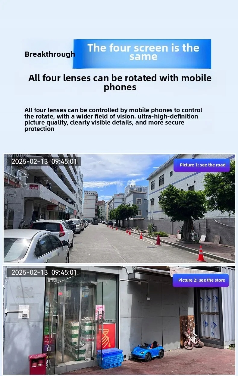 KAMERA WIFI OBROTOWA SUFITOWA 20MPX 10K AUTOMATYCZNE ŚLEDZENIE APP FFVideo - obrazek 12