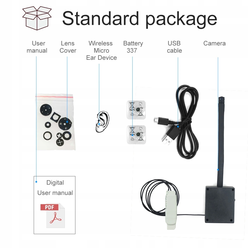 Mini kamera WIFI 4K na egzamin do czytania tekstu - obrazek 7
