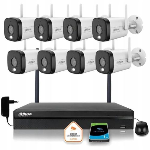 Zestaw monitoringu kamera WIFI IP 8x IPC-HFW1539DT...