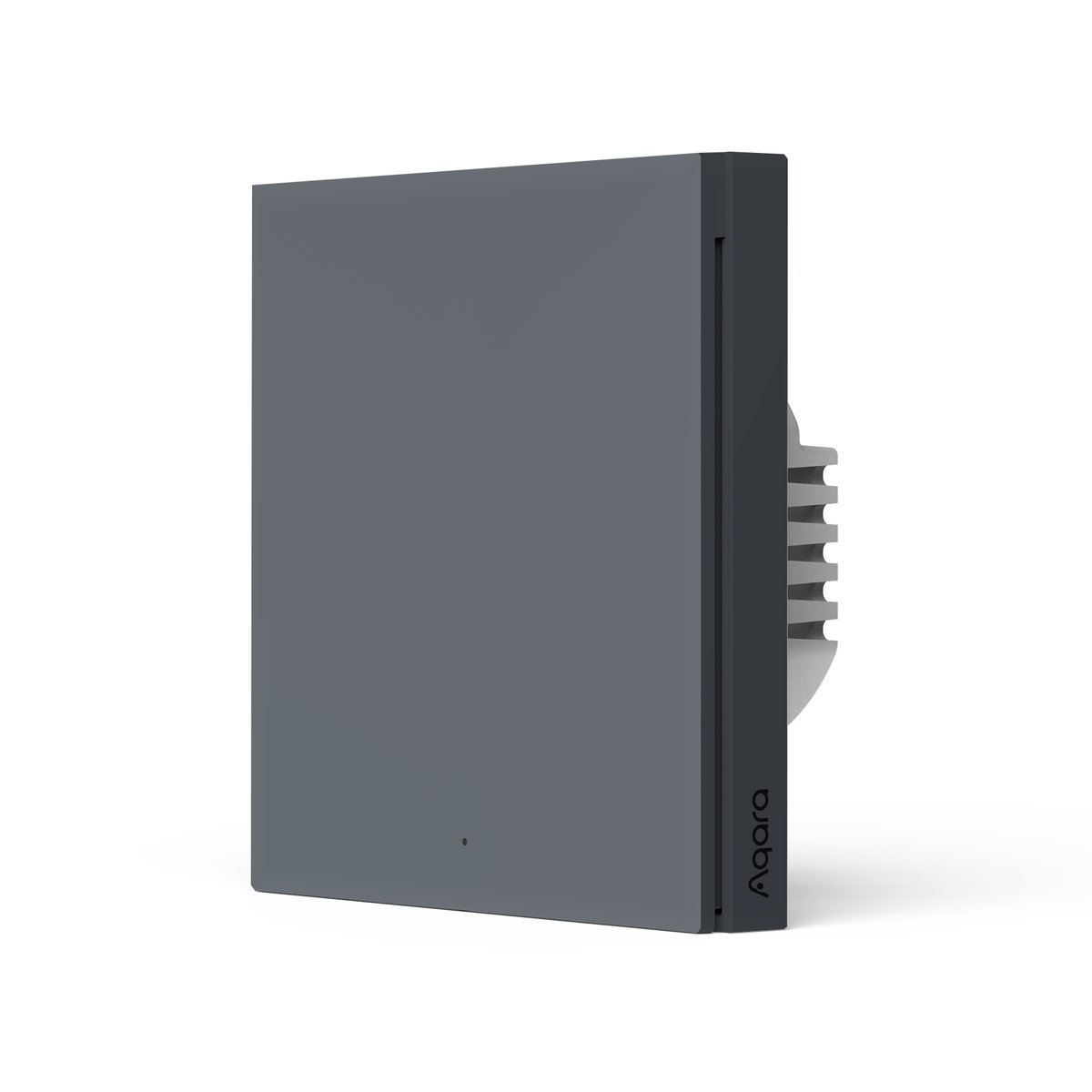 Aqara Smart Wall Switch H1 Szary | Przełącznik | Pojedynczy, bez Neutral, Zigbee 3.0, EU, WS-EUK01-G - obrazek 2