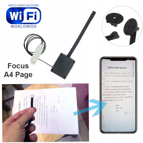 Mini kamera WIFI 4K na egzamin do czytania tekstu