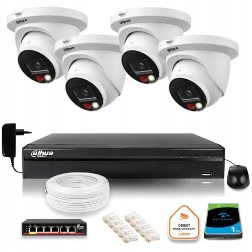 Zestaw do monitoringu IP 4x IPC-HDW2249TM-S-IL-028...
