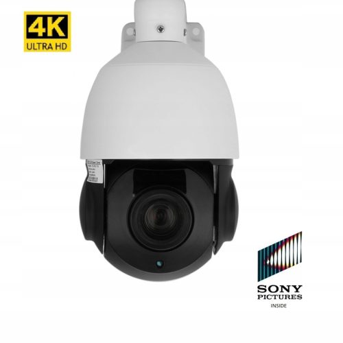 Kamera Obrotowa IP sieciowa 4K POE IR100m 30xZoom Slot mSD 128GB Audio