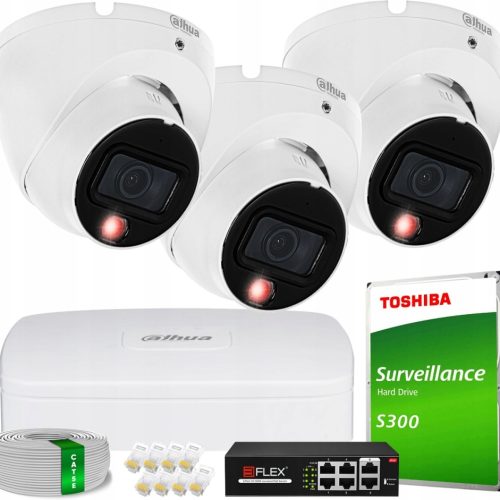 Zestaw monitoringu dom kamera IP 3x IPC-HDW1839T-A...
