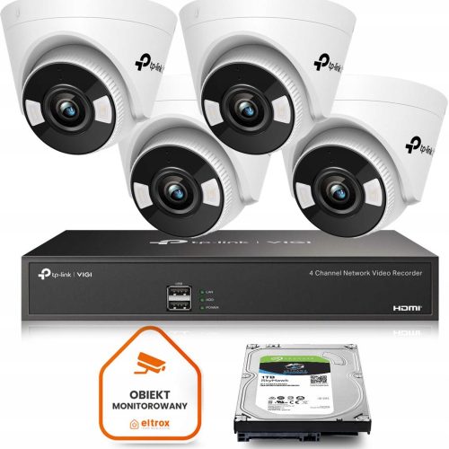 Zestaw monitoringu dom firma WIFI 4x VIGI C440-W (...
