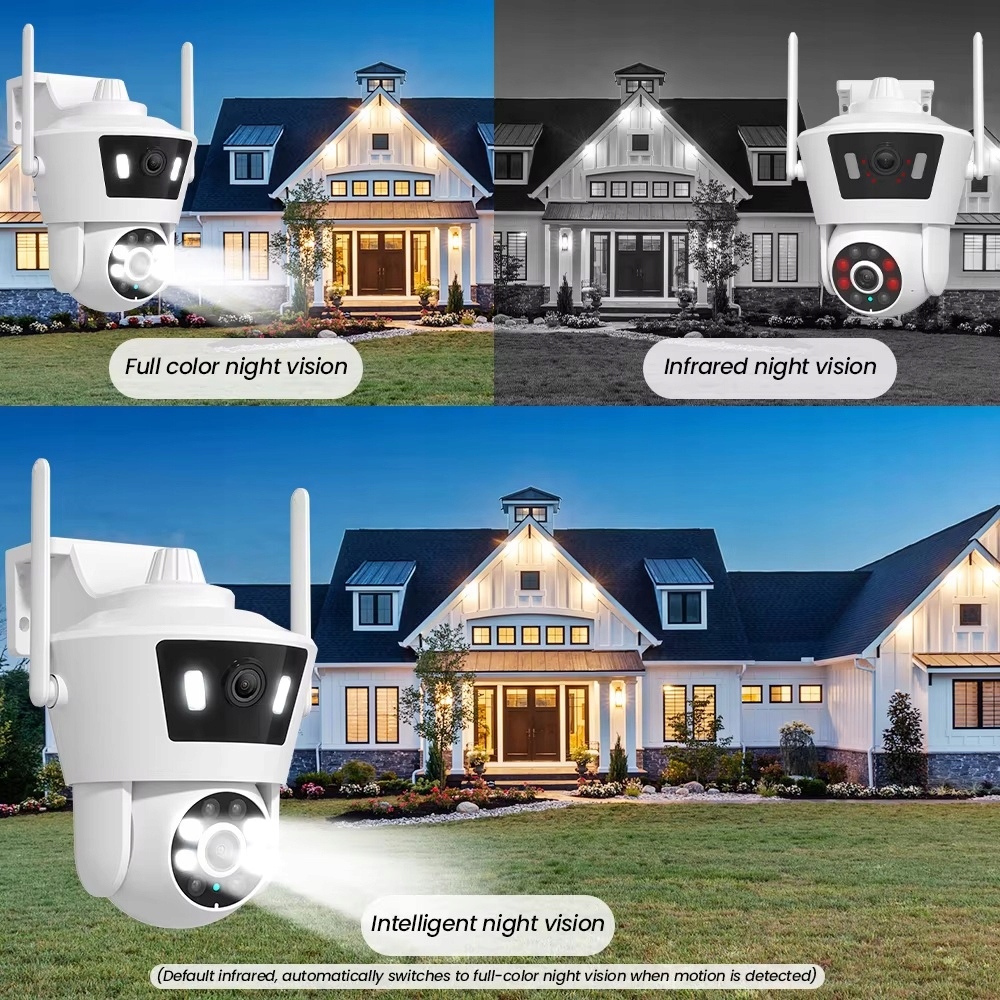Kamera obrotowa wifi G-VISION AUTOTRACKING 6Mpx dwa obiektywy APP Icesee - obrazek 4