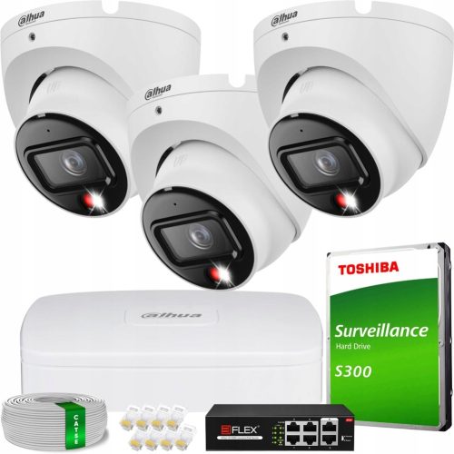 Zestaw monitoringu dom kamera IP 3x IPC-HDW1639T-A...