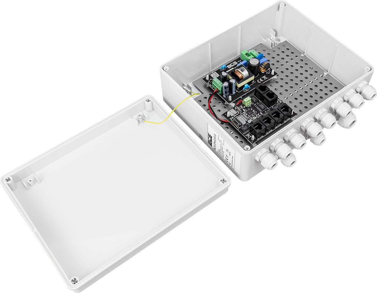 BCS-IP4/Z/E-S Zasilacz PoE - obrazek 7