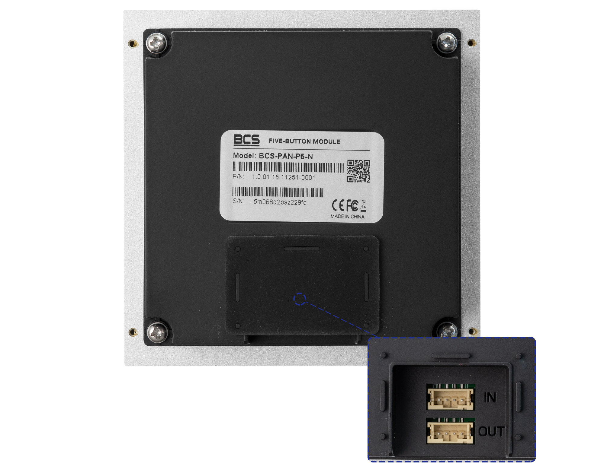 BCS-PAN-K-N Klawiatura do modularnego systemu wideodomofonów - obrazek 4