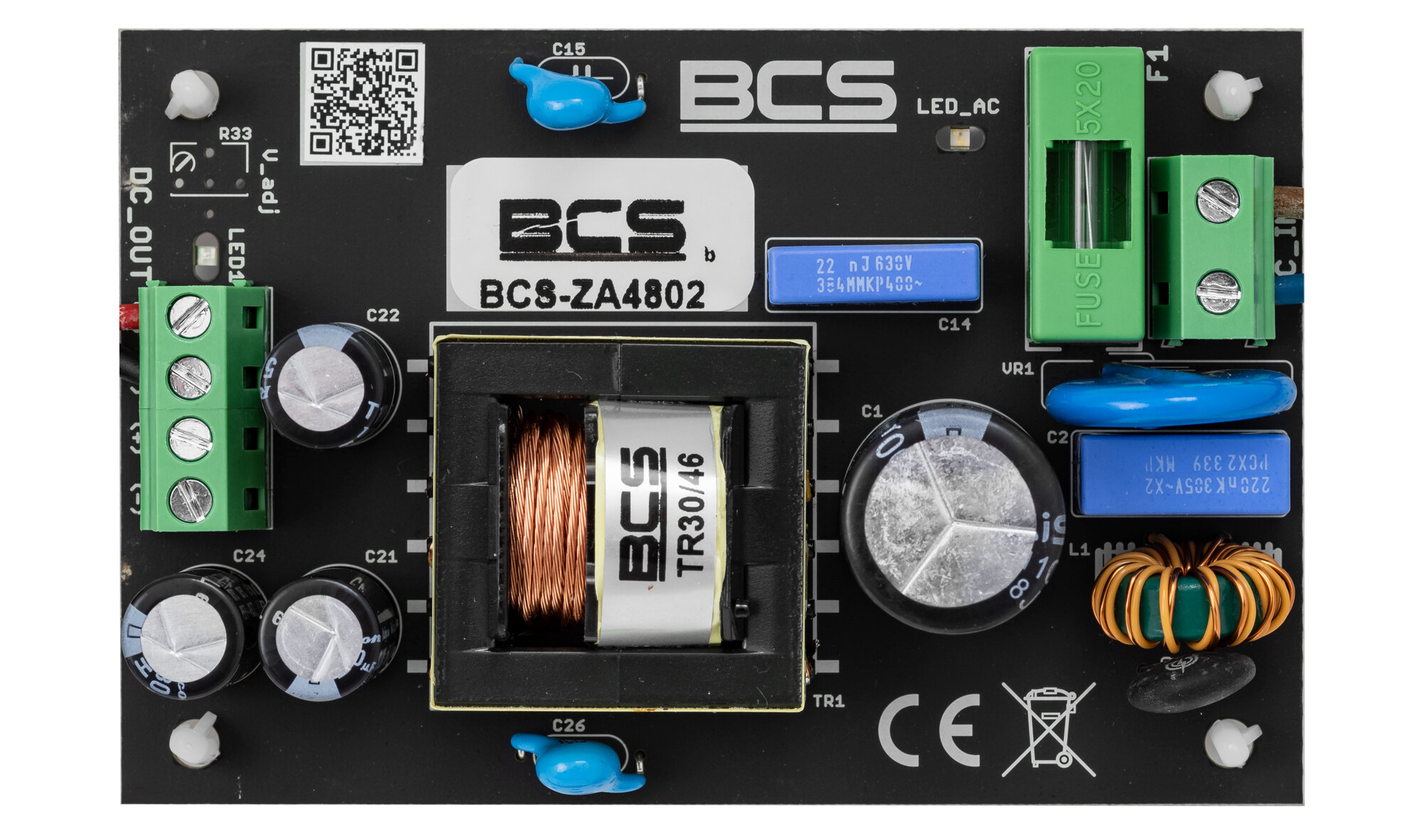 BCS-ZA4802 Zasilacz 48V 2A