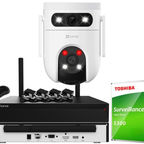 Zestaw monitoringu WiFi dom kamera IP 1x H9c 2K 3M...